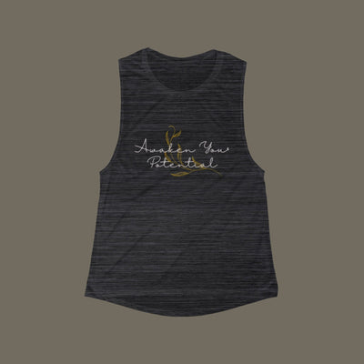 Awaken Your Potential Muscle Tank - Empowering Fitness Apparel