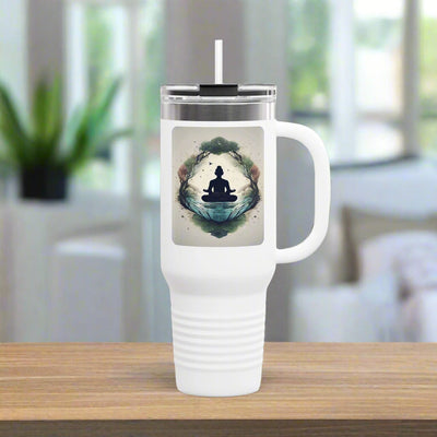 Mindfulness Meditation Insulated Travel Mug 40 oz.