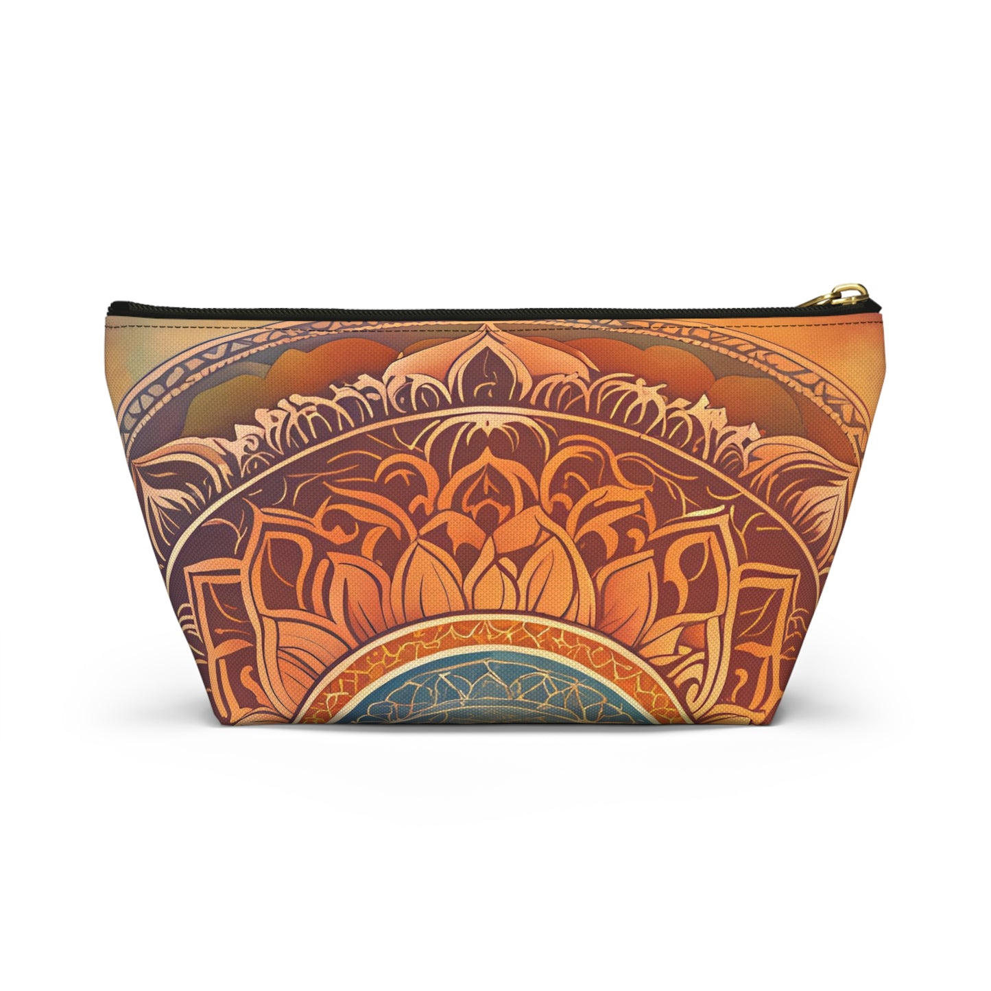 Accessory Pouch - Inspirational Fire Sunflower Design