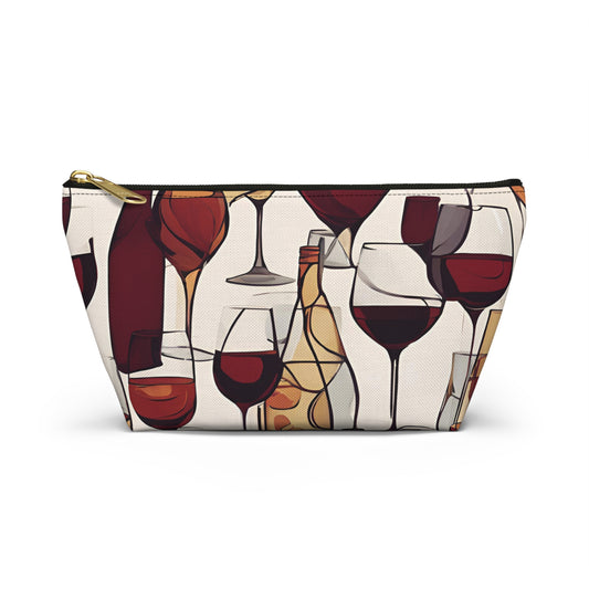 Accessory Pouch Wine Glasses Artwork