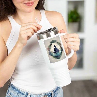 Mindfulness Meditation Insulated Travel Mug 40 oz.