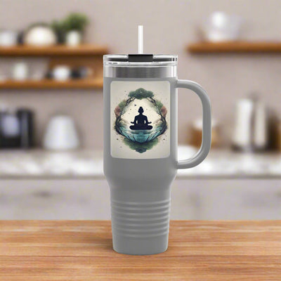 Mindfulness Meditation Insulated Travel Mug 40 oz.