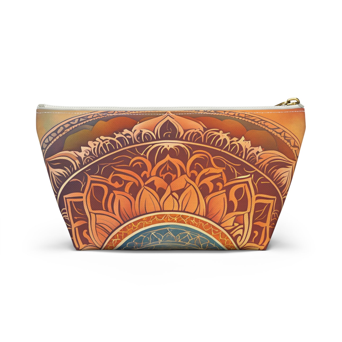 Accessory Pouch - Inspirational Fire Sunflower Design