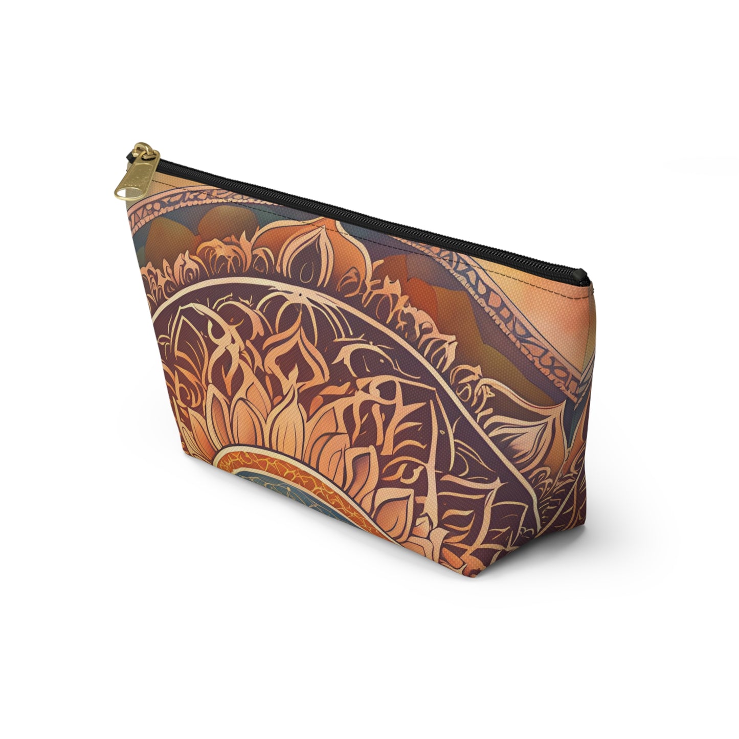 Accessory Pouch - Inspirational Fire Sunflower Design