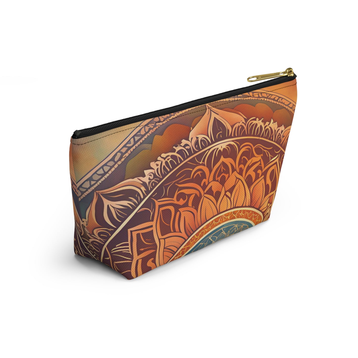 Accessory Pouch - Inspirational Fire Sunflower Design