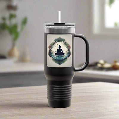 Mindfulness Meditation Insulated Travel Mug 40 oz.