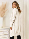 Angel Wings Long Sleeve Open Front Longline Cardigan