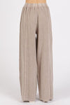 Mittoshop Lace Trim Detail Elastic Waist Cotton Gauze Pants